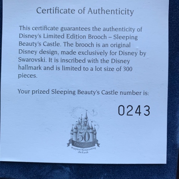 Swarovski Disneyland Disney brooch pin - Picture 3 of 4